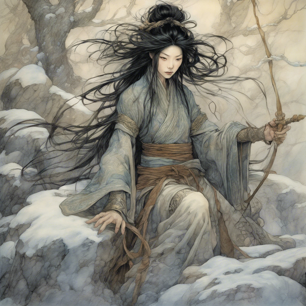 Portrait of Mu Qing - Mu Qing is the epitome of grace and strength, with an otherworldly beauty that leaves others in awe.