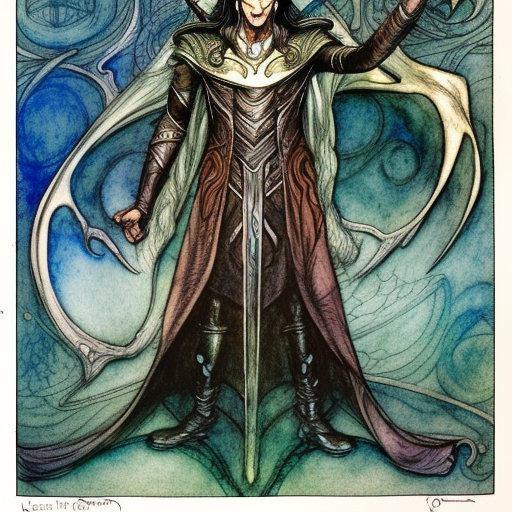Portrait of Loki Laufeyson - God of Mischief, Trickster, Betrayer, Father of Monsters