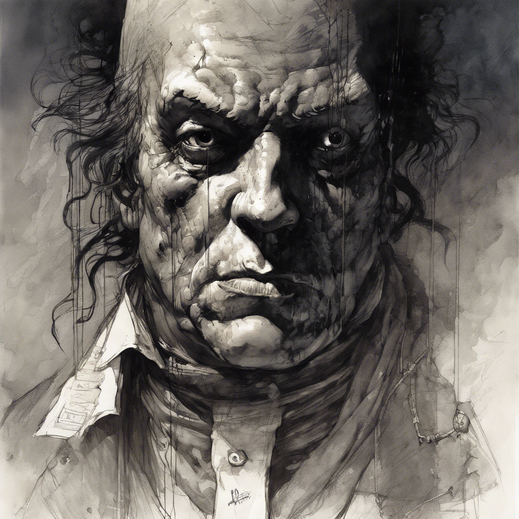 Portrait of Samuel Johnson - An eccentric local inventor who is always on the lookout for the next big opportunity.