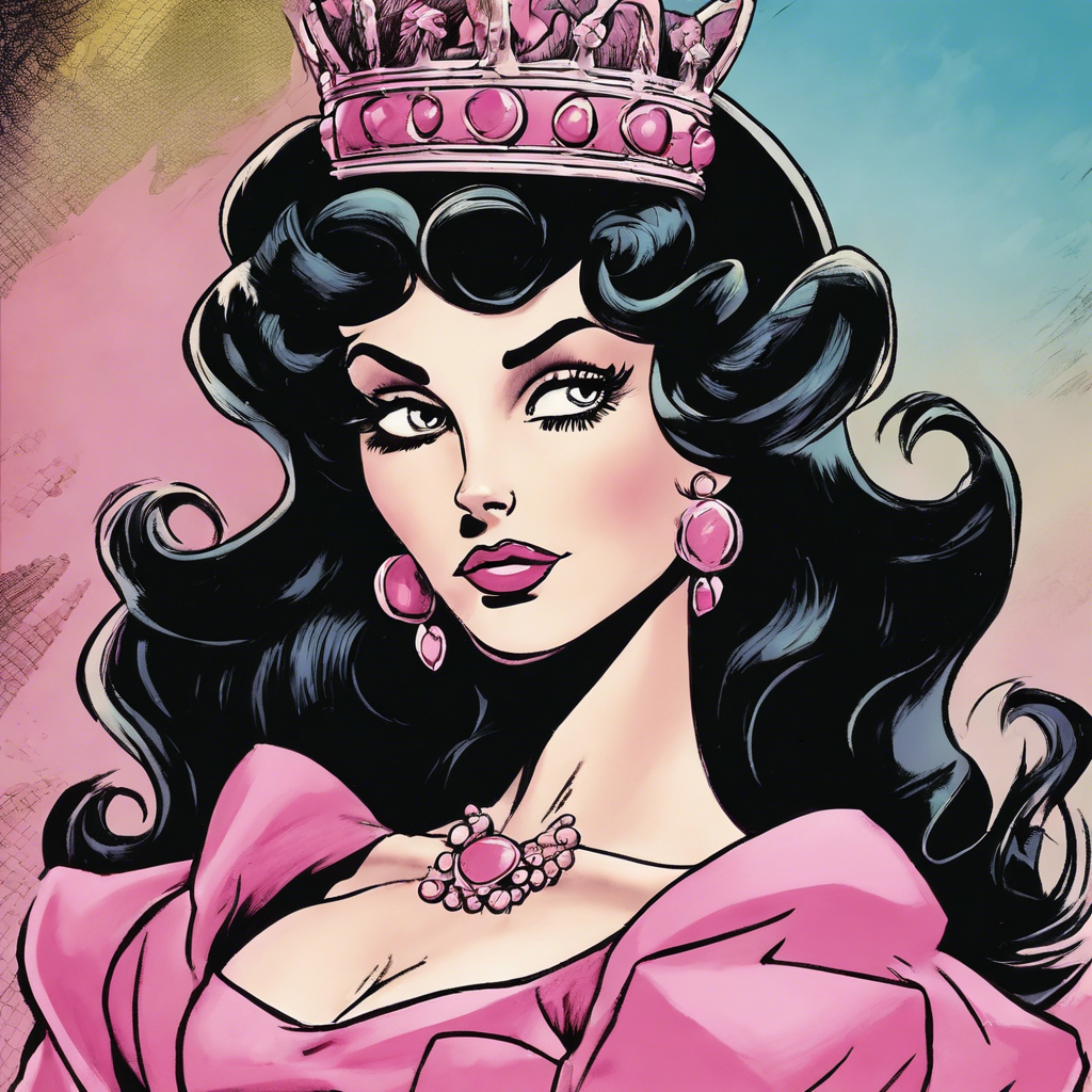 Portrait of Princess Penelope Rosethorn - Princess Penelope is often described as the epitome of grace and femininity, with an unapologetic love for all things pink and fluffy.