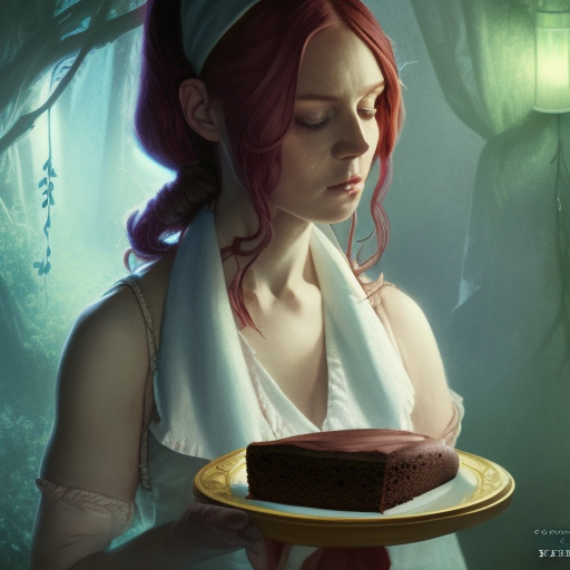 Portrait of Lyra, the Enchanted Baker