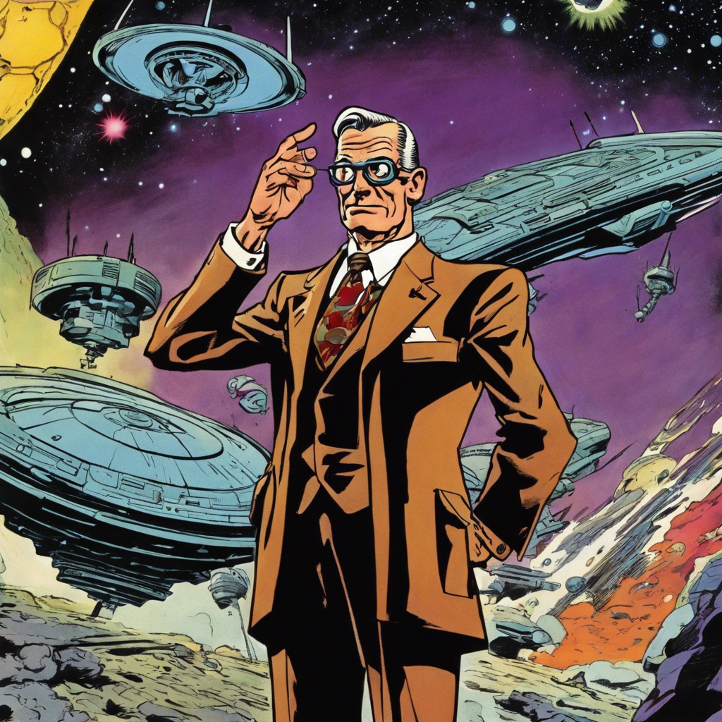 Portrait of Governor Viktor Kovacs - A ruthless and power-hungry despot ruling over the Orion Arm with an iron fist.