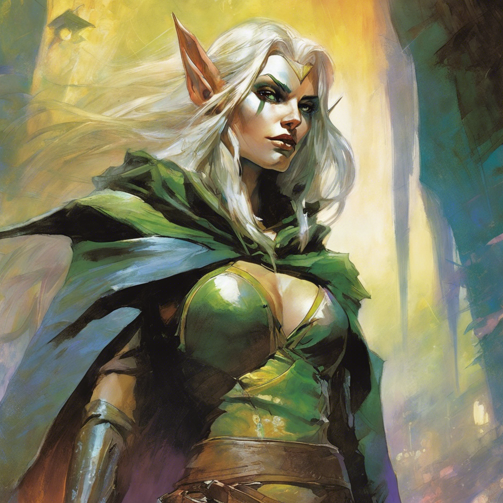 Portrait of Elara Windrunner