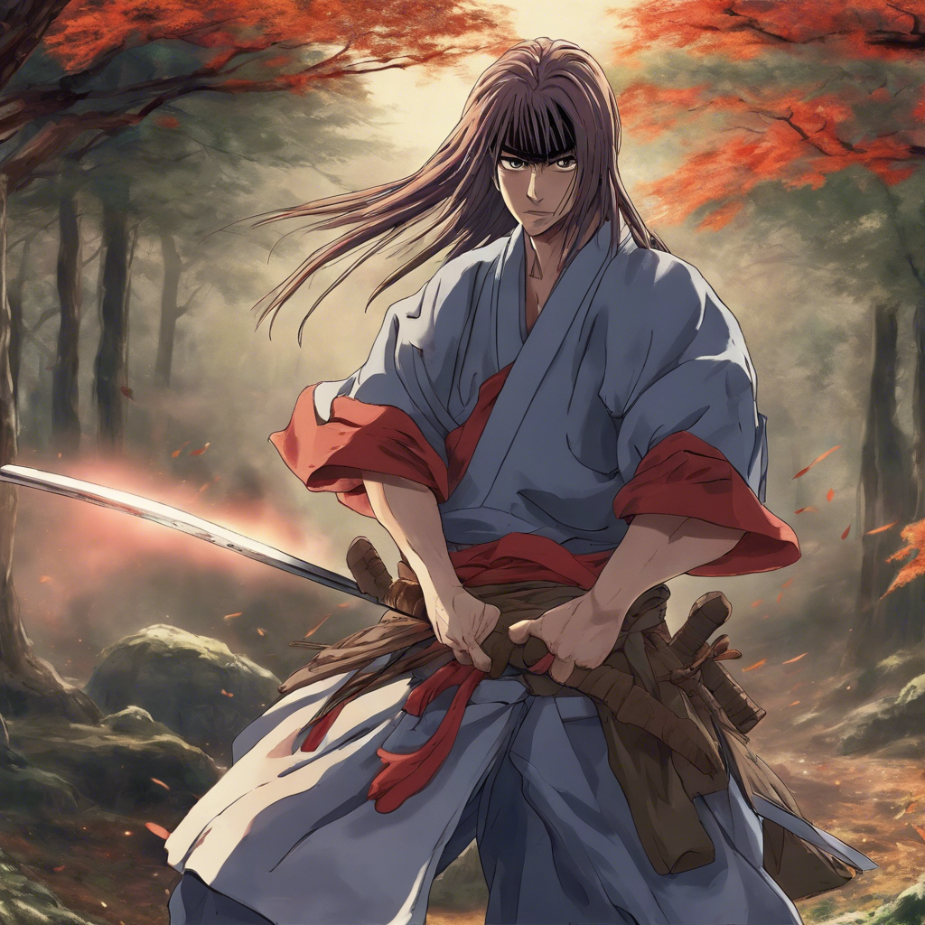 Portrait of Shiitake Kenshin - A legendary warrior known for their exceptional precision and discipline.